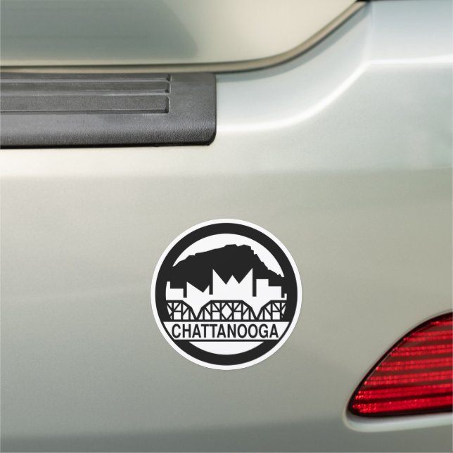 Chattanooga Tennessee Car Magnet (In Situ)