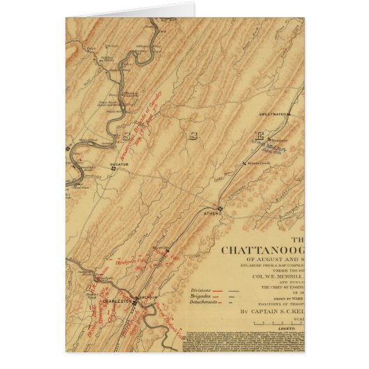 Chattanooga, Tennessee Cards (Front)