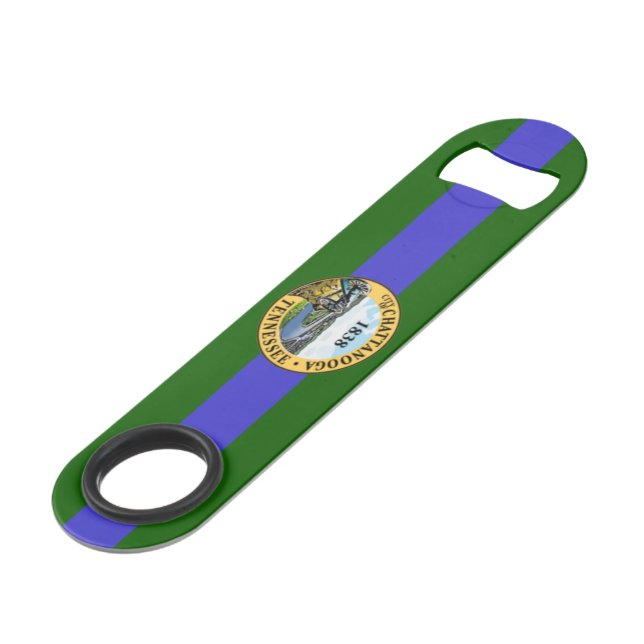 Chattanooga (Tennessee) City flag  Bar Key (Front Angled)