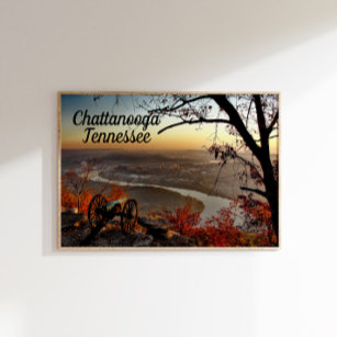 Chattanooga Tennessee from Lookout Mountain Poster