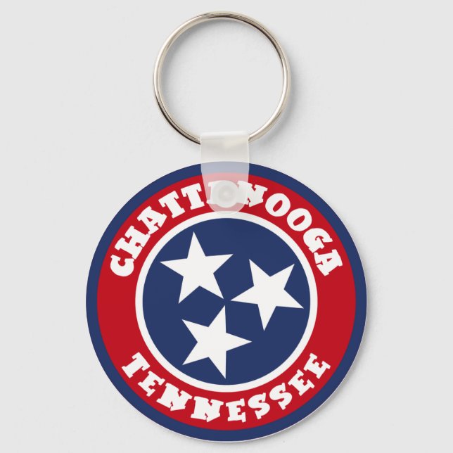 Chattanooga, Tennessee Keychain (Front)