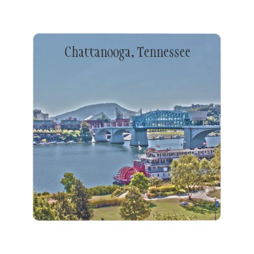 Chattanooga Tennessee Lookout Mountain Riverboat Metal Print