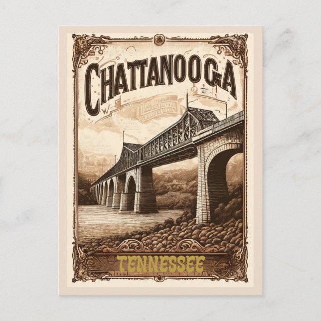 Chattanooga Tennessee Old Vintage Postcard (Front)