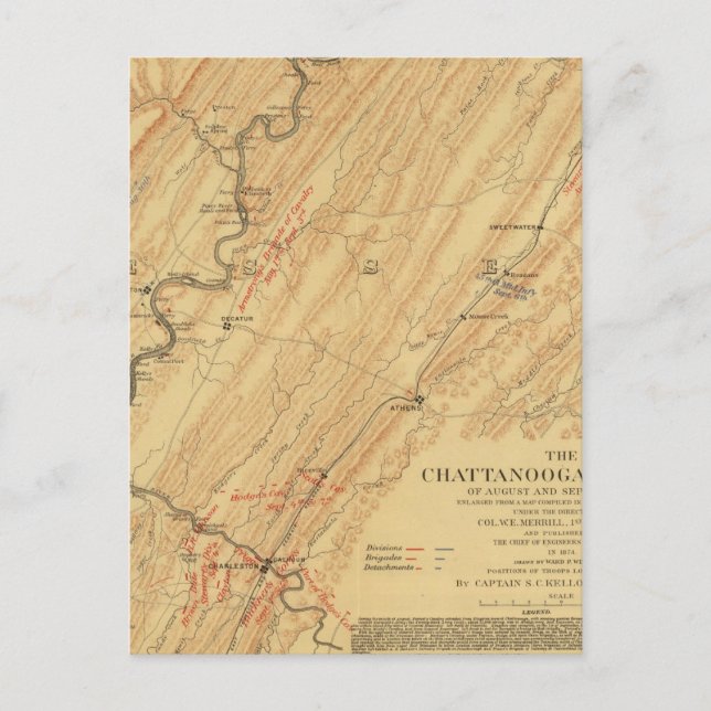 Chattanooga, Tennessee Postcard (Front)