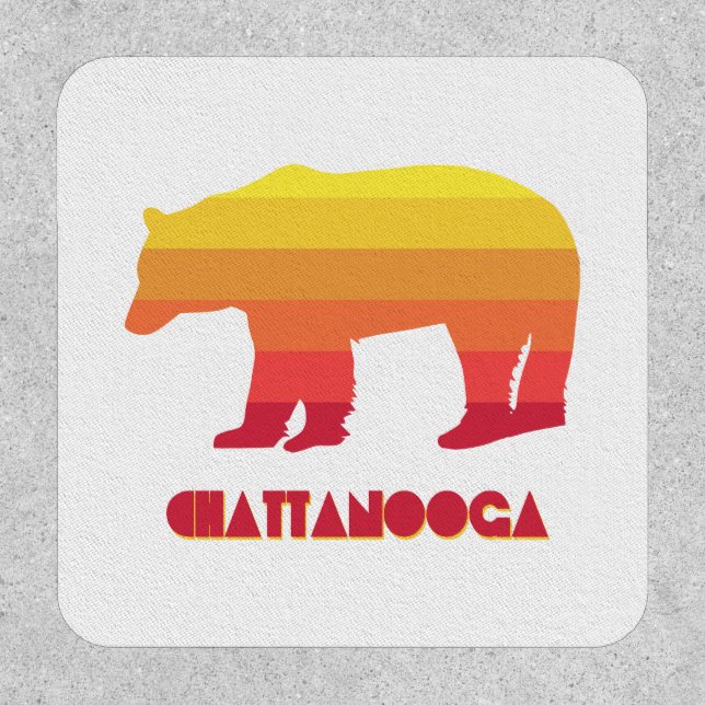 Chattanooga Tennessee Rainbow Bear Patch (Front)
