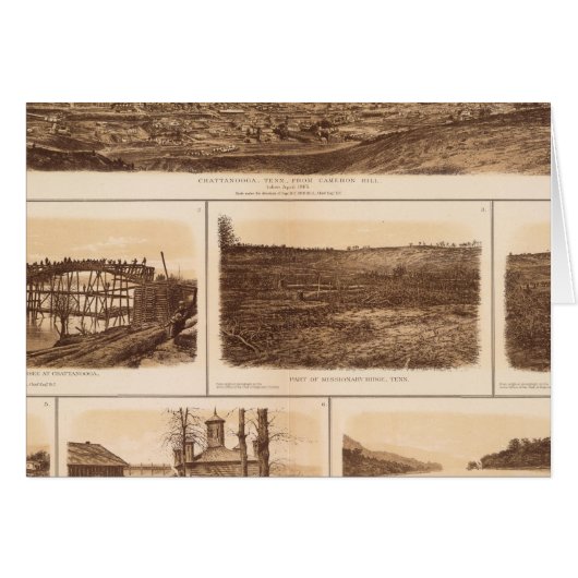 Chattanooga Tennessee River Cards (Front Horizontal)