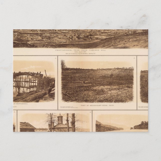 Chattanooga Tennessee River Postcard (Front)