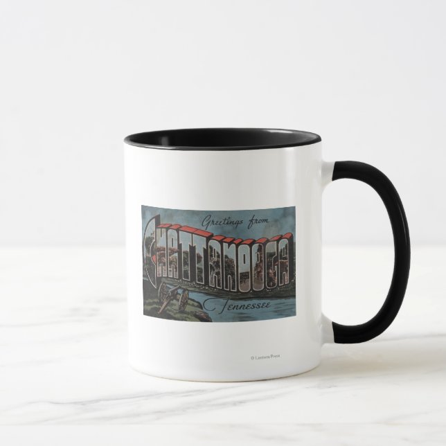 Chattanooga, Tennessee (River Scene) Mug (Right)