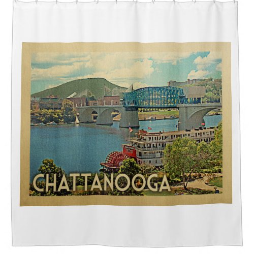 Chattanooga Tennessee Shower Curtain