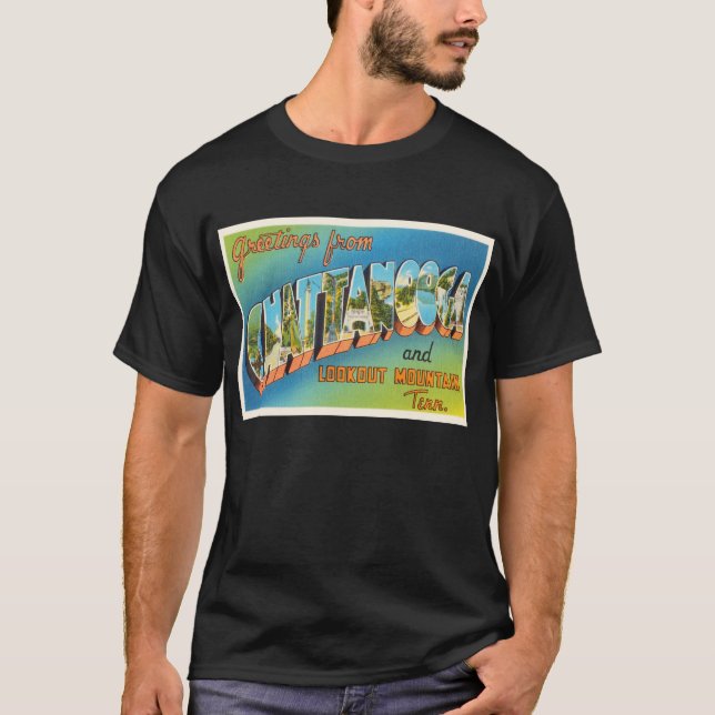 Chattanooga Tennessee TN Vintage Travel Souvenir T-Shirt (Front)