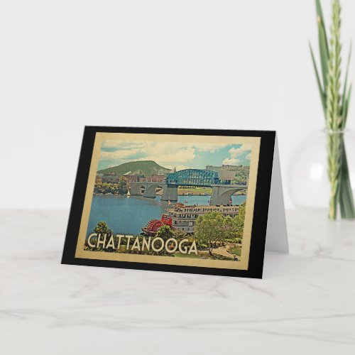 Chattanooga Tennessee Vintage Travel Card