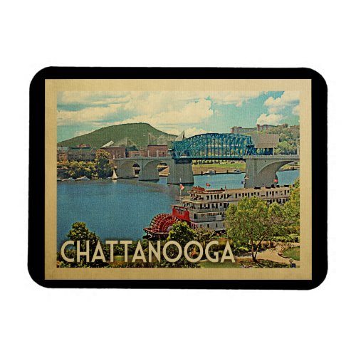 Chattanooga Tennessee Vintage Travel Magnet
