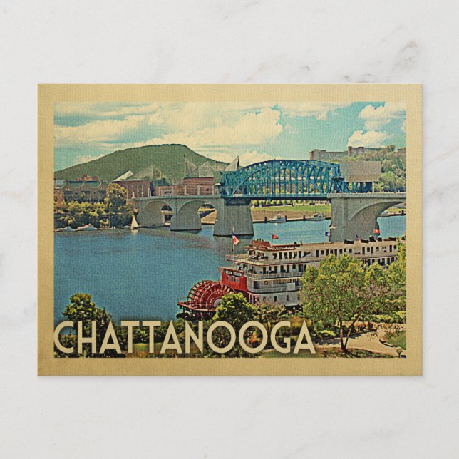 Chattanooga Tennessee Vintage Travel Postcard (Front)