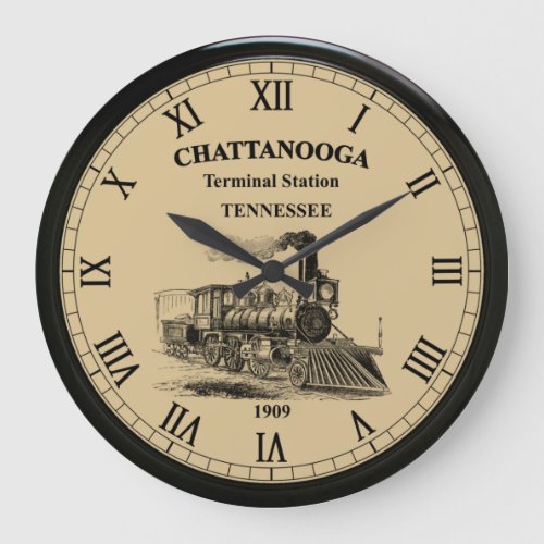 Chattanooga Terminal Station Tennessee   Large Clock