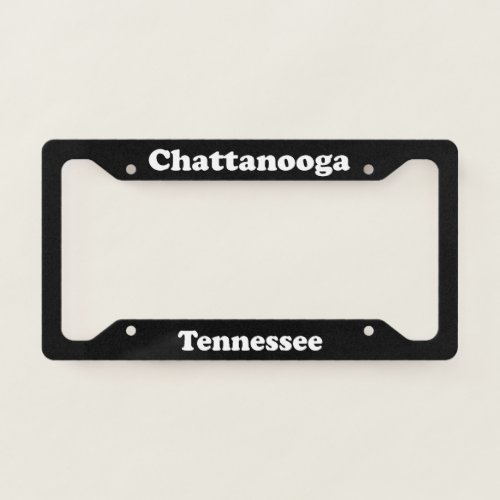 Chattanooga TN License Plate Frame