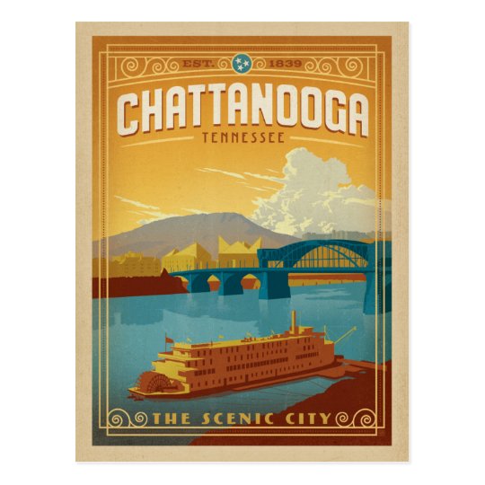 Chattanooga, TN Postcard Zazzle