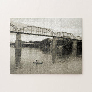 Chattanooga, TN - Walnut Street Bridge 11x14 Jigsaw Puzzle