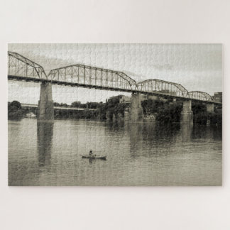 Chattanooga, TN - Walnut Street Bridge 20x30 Jigsaw Puzzle