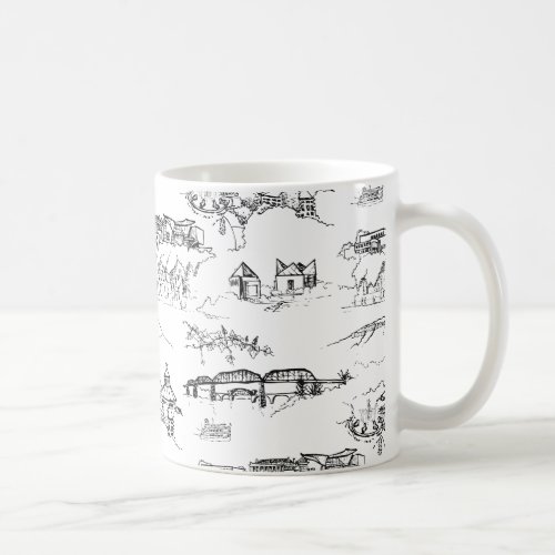 Chattanooga Toile Coffee Mug