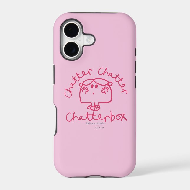 Chatter Chatter Chatterbox Iphone Case (Back)