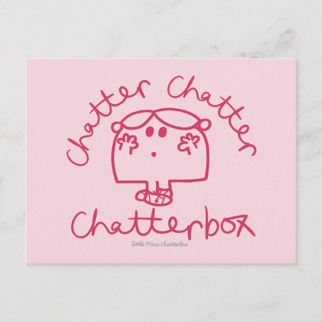 Chatter Chatter Chatterbox Postcard (Front)