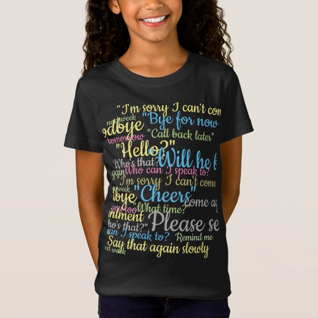 Chatterbox - Lots of Chatter Design T-Shirt (Front)