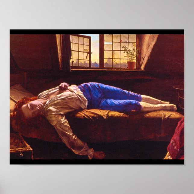 Chatterton' (1856),_Groups and Figures Poster (Front)