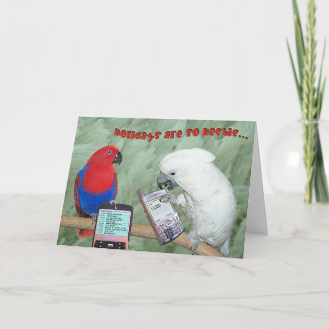 Chatting Holiday Card (Front)