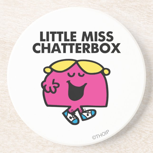 Chatting With Little Miss Chatterbox Coaster (Front)