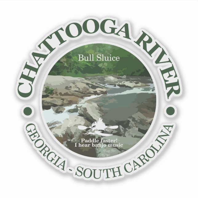 Chattooga River (BS) Sticker (Front)