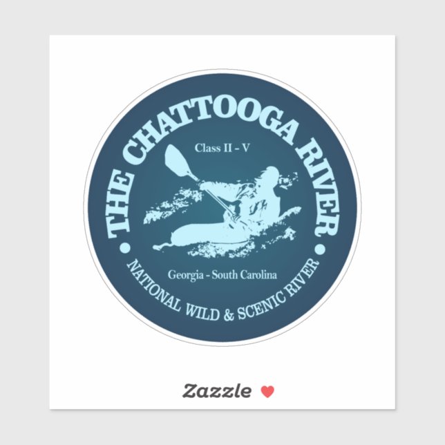 Chattooga River (K2) Sticker (Sheet)