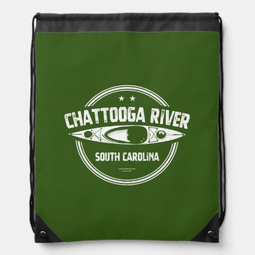 Chattooga River South Carolina Drawstring Bag