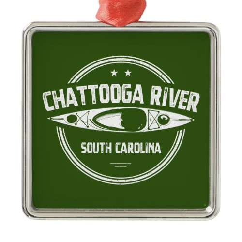 Chattooga River, South Carolina Metal Ornament
