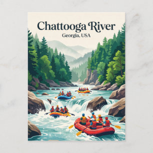 Chattooga River USA Postcard