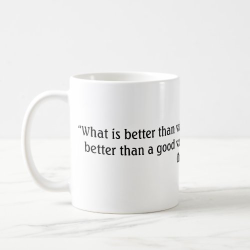 Chaucer Medieval Quote About Women Coffee Mug