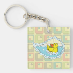 Chaucer the Rubber Duck Acrylic Keychain