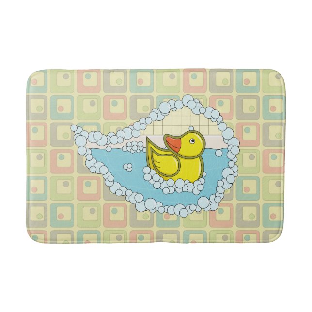 Chaucer the Rubber Duck Bath Mat (Front)