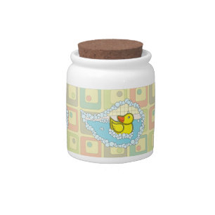 Chaucer the Rubber Duck Candy Jar