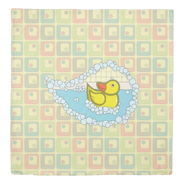 Chaucer the Rubber Duck Duvet Cover (Front)