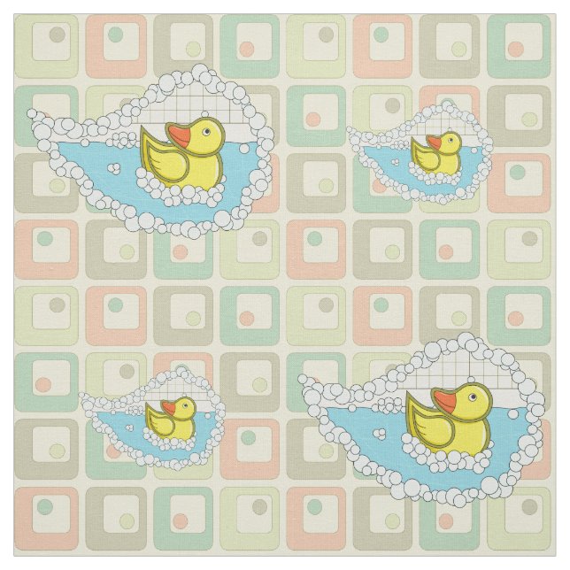 Chaucer the Rubber Duck Fabric (Swatch)