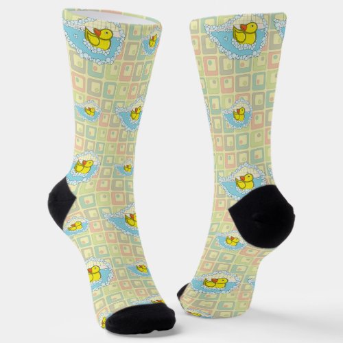 Chaucer the Rubber Duck Socks