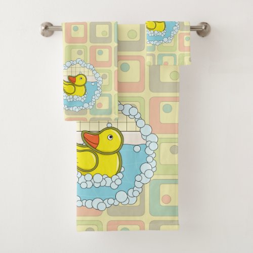 Chaucer the Rubber Duck Towel Set