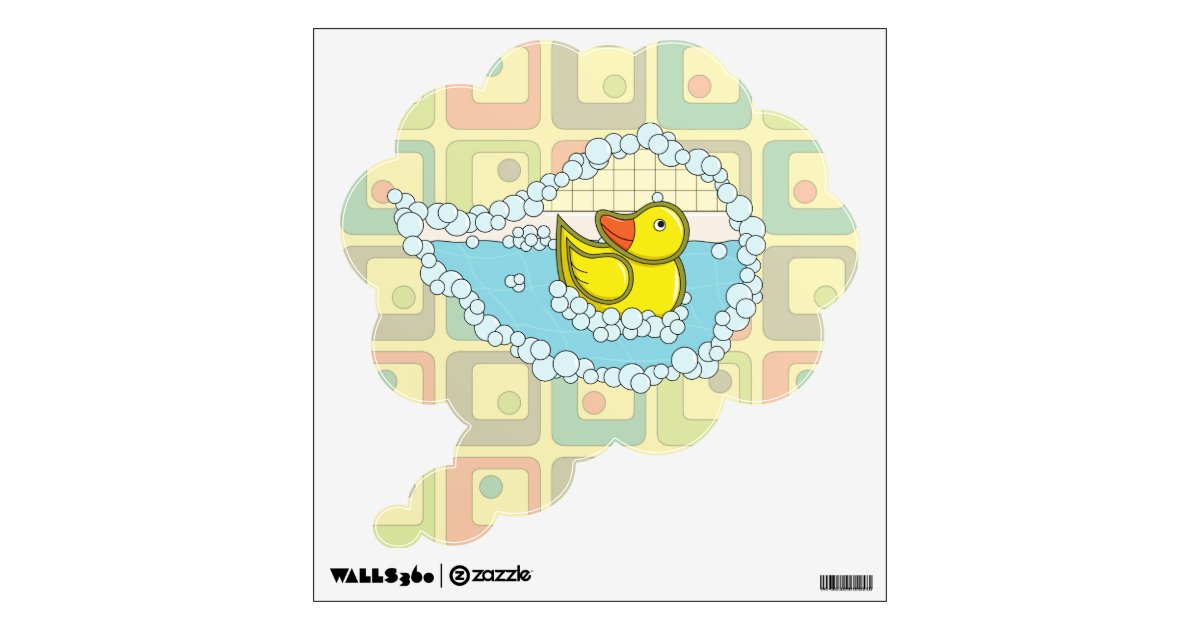 Chaucer the Rubber Duck Wall Decal Zazzle