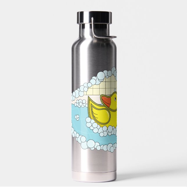 Chaucer the Rubber Duck Water Bottle (Left)