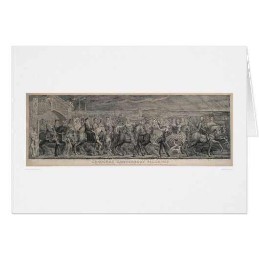 Chaucer's Canterbury Pilgrims (1219) Cards (Front Horizontal)