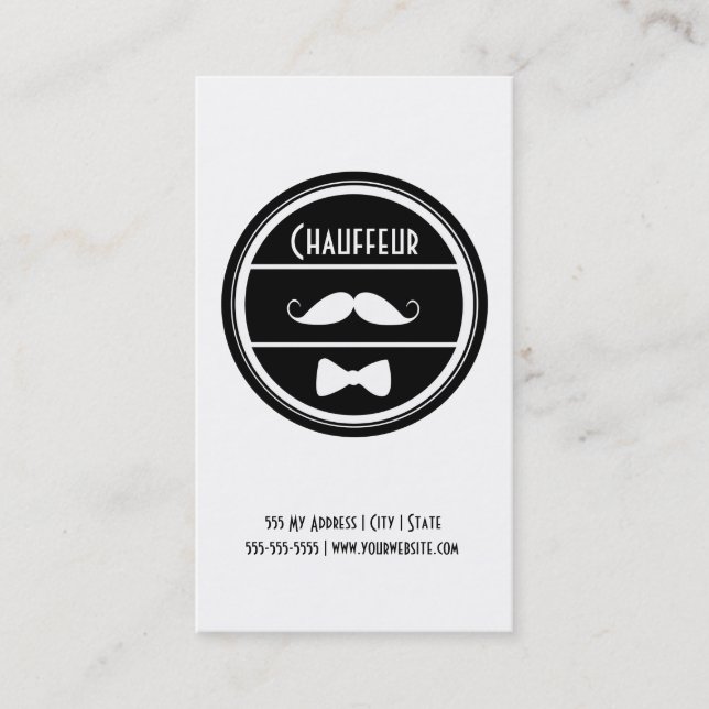 Chauffeur Business Card (Front)