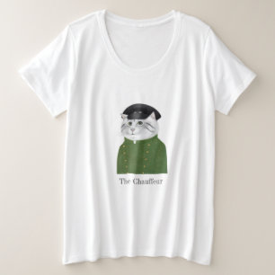 CHAUFFEUR CAT Women's Plus Size T-Shirt