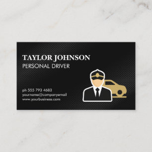 Chauffeur Driver Logo Business Card
