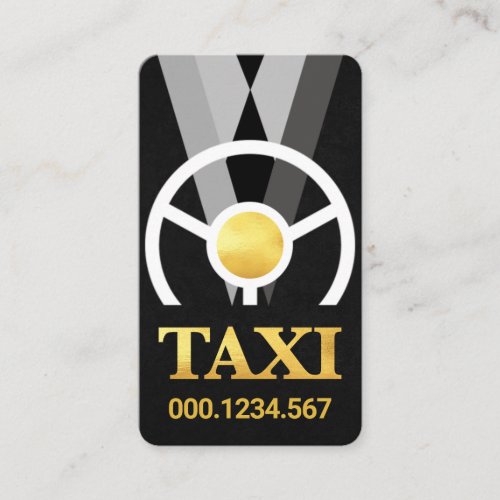 Chauffeur Driver Taxi Service Business Card