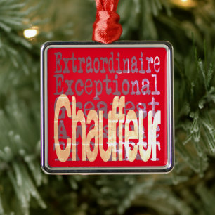 Chauffeur Extraordinaire Metal Ornament